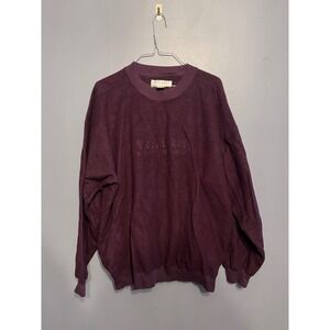 Vintage Purple Maroon Great Lakes Recreation Crewneck Sweatshirt SZ LG Y2K